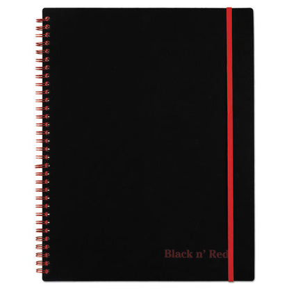 Flexible Cover Twinwire Notebooks, Scribzee Compatible, 1-subject, Wide/legal Rule, Black/red Cover, (70) 11 X 8.5 Sheets