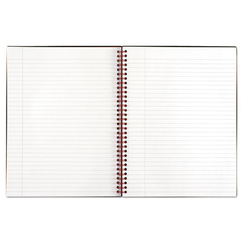 Flexible Cover Twinwire Notebooks, Scribzee Compatible, 1-subject, Wide/legal Rule, Black/red Cover, (70) 11 X 8.5 Sheets