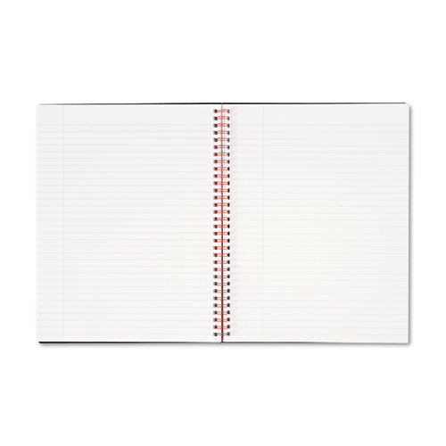 Flexible Cover Twinwire Notebooks, Scribzee Compatible, 1-subject, Wide/legal Rule, Black/red Cover, (70) 11 X 8.5 Sheets