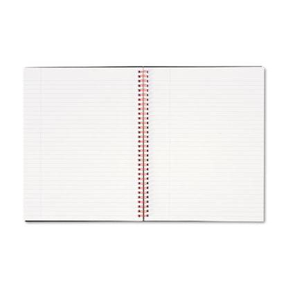 Flexible Cover Twinwire Notebooks, Scribzee Compatible, 1-subject, Wide/legal Rule, Black/red Cover, (70) 11 X 8.5 Sheets