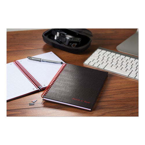 Hardcover Twinwire Notebooks, Scribzee Compatible, 1-subject, Wide/legal Rule, Black/red Cover, (70) 11 X 8.5 Sheets