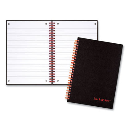 Hardcover Twinwire Notebooks, Scribzee Compatible, 1-subject, Wide/legal Rule, Black/red Cover, (70) 8.25 X 5.88 Sheets