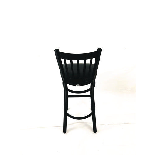 Cobra Series Barstool, Supports Up To 300 Lb, 28.5" Seat Height, Black Seat, Black Back, Black Base