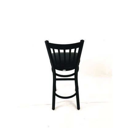 Cobra Series Barstool, Supports Up To 300 Lb, 28.5" Seat Height, Black Seat, Black Back, Black Base