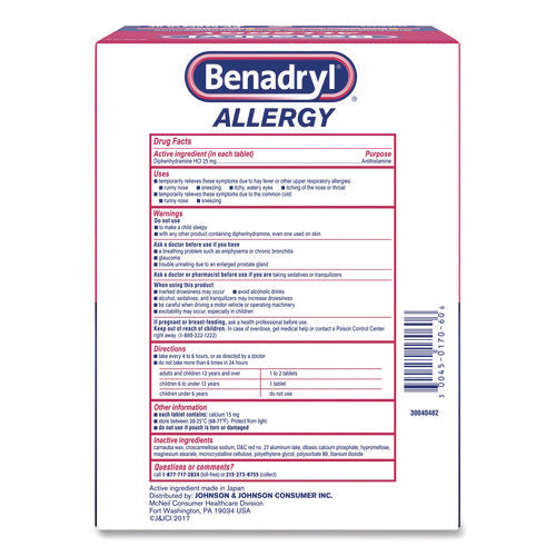 Allergy Ultratabs Tablets, Two-pack, 60 Packs/box