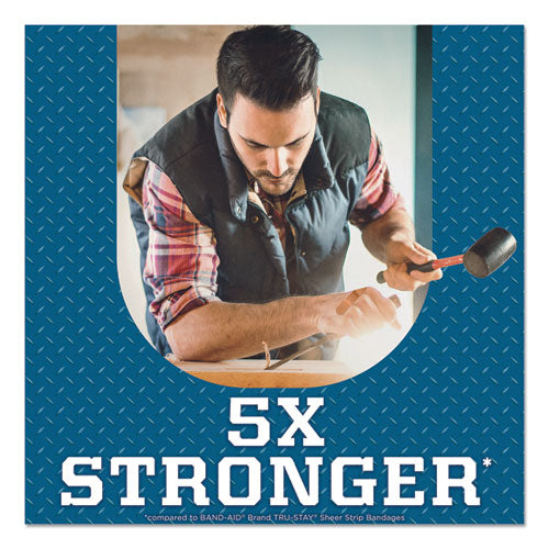Flexible Fabric Adhesive Tough Strip Bandages, 1 X 3.25, 20/box