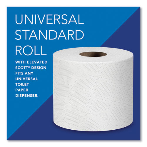 Essential Standard Roll Bathroom Tissue For Business, Septic Safe, 2-ply, White, 550 Sheets/roll, 80 Rolls/carton