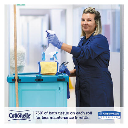 Essential Extra Soft Jrt, Septic Safe, 2-ply, 3.55" X 750 Ft, White, 12 Rolls/carton