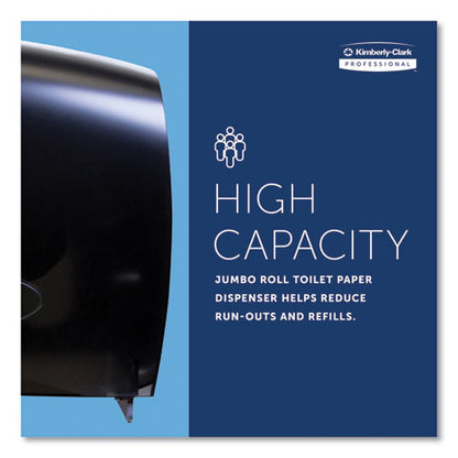 Cored Jrt Jumbo Combination Tissue Dispenser, 20.4 X 5.8 X 13.1, Smoke/gray