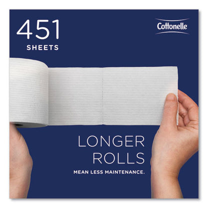 Two-ply Bathroom Tissue, Septic Safe, White, 451 Sheets/roll, 20 Rolls/carton