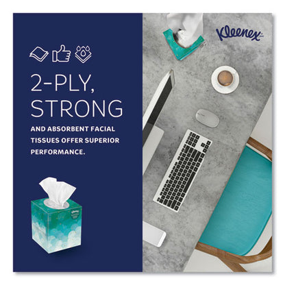 Boutique White Facial Tissue, Pop-up Box, 2-ply, 90 Sheets/box