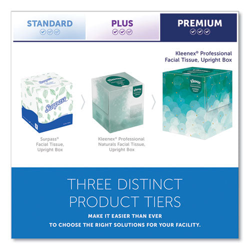 Boutique White Facial Tissue, Pop-up Box, 2-ply, 90 Sheets/box