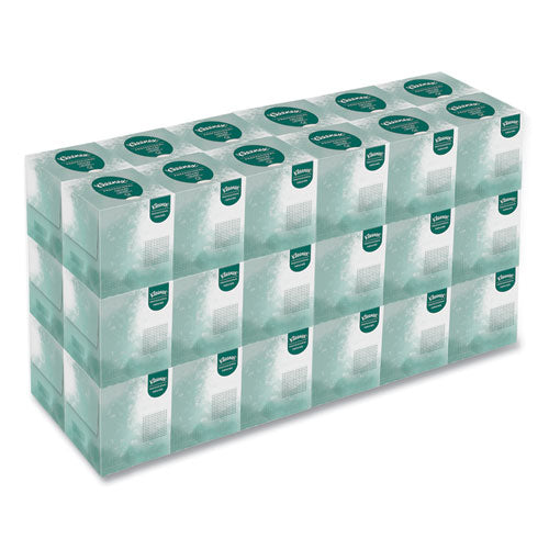 Naturals Facial Tissue For Business, Boutique Pop-up Box, 2-ply, White, 90 Sheets/box, 36 Boxes/carton