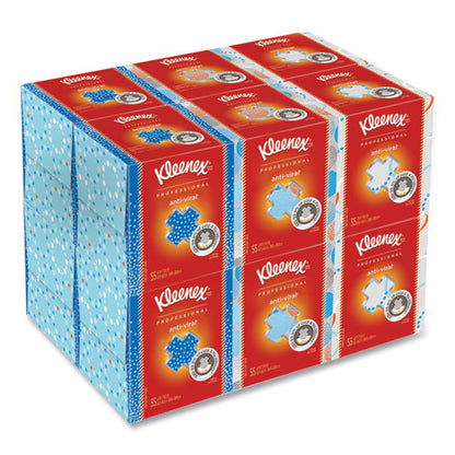 Boutique Anti-viral Facial Tissue, Pop-up Box, 3-ply, White, 60 Sheets/box, 3 Boxes/pack, 4 Packs/carton