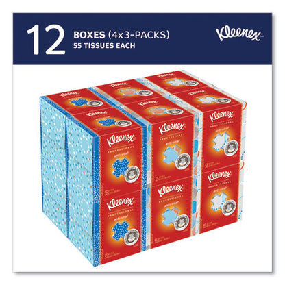 Boutique Anti-viral Facial Tissue, Pop-up Box, 3-ply, White, 60 Sheets/box, 3 Boxes/pack, 4 Packs/carton