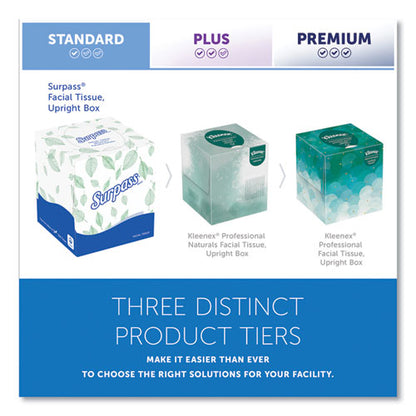 Facial Tissue For Business, Pop-up Box, 2-ply, White, 90 Sheets/box, 36 Boxes/carton