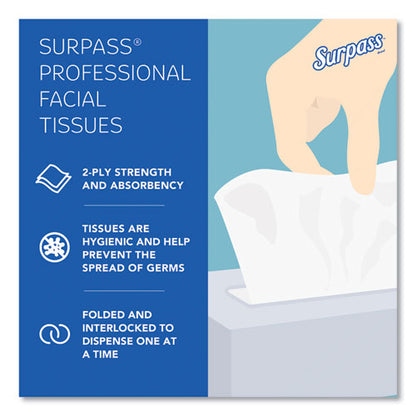 Facial Tissue For Business, 2-ply, White, 125 Sheets/box, 60 Boxes/carton