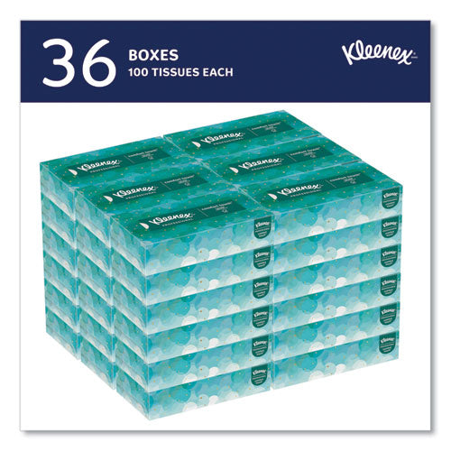 White Facial Tissue For Business, Pop-up Box, 2-ply, 100 Sheets/box, 36 Boxes/carton