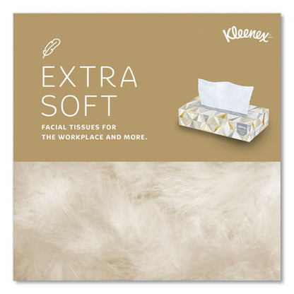 White Facial Tissue, Pop-up Box, 2-ply, 125 Sheets/box