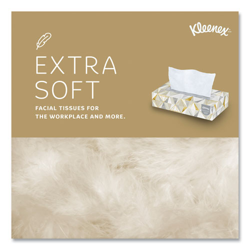 White Facial Tissue For Business, Pop-up Box, 2-ply, 125 Sheets/box, 48 Boxes/carton
