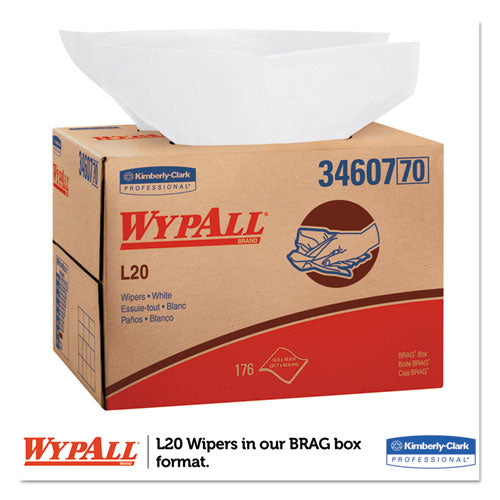 L20 Towels, Brag Box, 12.5 X 16.8, Unscented, White, 176/box