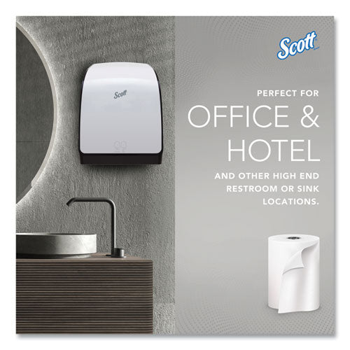 Pro Hard Roll Paper Towels With Absorbency Pockets For Scott Pro Dispenser, Gray Core Only, 1-ply, 7.5" X 900 Ft, 6 Rolls/ct