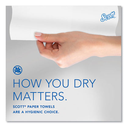 Pro Hard Roll Paper Towels With Absorbency Pockets For Scott Pro Dispenser, Green Core Only, 1-ply, 7.5" X 900 Ft,6 Rolls/ct
