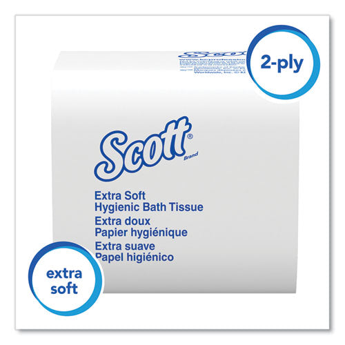 Hygienic Bath Tissue, Septic Safe, 2-ply, White, 250 Sheets/pack, 36 Packs/carton