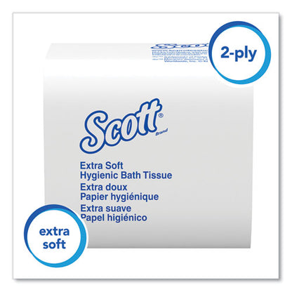 Hygienic Bath Tissue, Septic Safe, 2-ply, White, 250 Sheets/pack, 36 Packs/carton