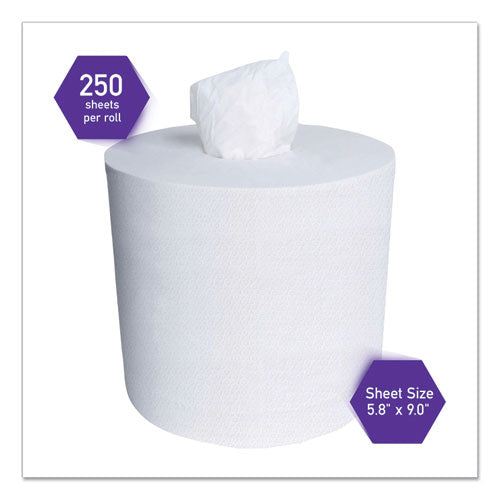 Power Clean Wipers For Disinfectants, Sanitizers And Solvents Wettask Customizable Wet Wiping System 250/roll, 6 Roll/carton