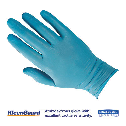 G10 Blue Nitrile Gloves, Powder-free, X-small, 6 Mil Thick, 9.5" Long, Blue, 100/box