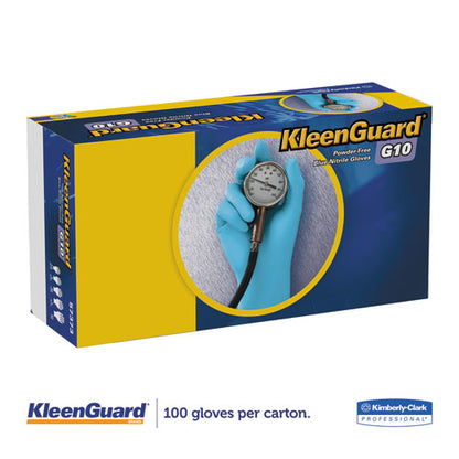 G10 Blue Nitrile Gloves, Powder-free, X-small, 6 Mil Thick, 9.5" Long, Blue, 100/box