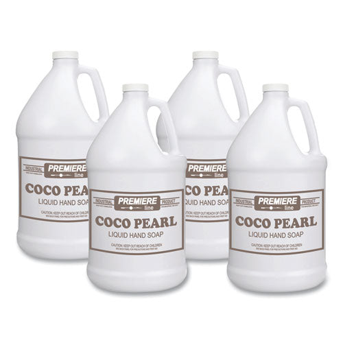 Coco Pearl Liquid Hand Soap, Coconut Scent, 128 Oz, 4/carton