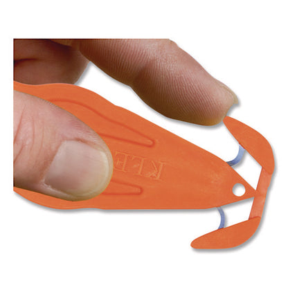 Kurve Blade Plus Safety Cutter, 5.75" Plastic Handle, Orange, 10/box
