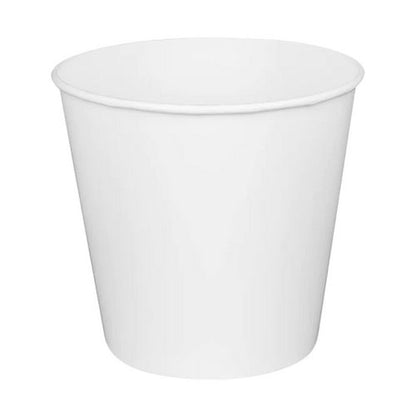 Food Bucket, 170 Oz, 8.9" Diameter X 8.36" H, White, Paper, 150/carton