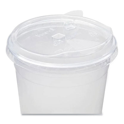 Pet Lids, Strawless Sipper, Fits 32 Oz Cold Cups, Plastic, Clear, 1,000/carton