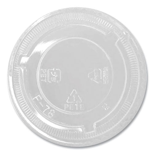 Pet Lids, No Hole Flat Lid, Fits 8 Oz To 10 Oz Cold Cups, Plastic, Clear, 1,000/carton