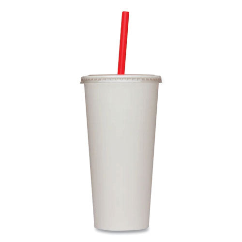 Pet Lids, Flat Lid, Fits 12 Oz To 22 Oz Cold Cups, Plastic, Clear, 1,000/carton