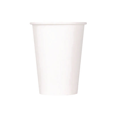 Double Poly Paper Cold Cups, 12 Oz, White, 1,000/carton