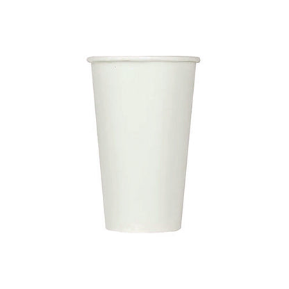 Double Poly Paper Cold Cups, 16 Oz, White, 1,000/carton