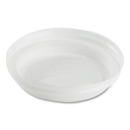 Hot Cup Lids, Sipper Lid, Fits 8 Oz Hot Cups, Plastic, White, 1,000/carton
