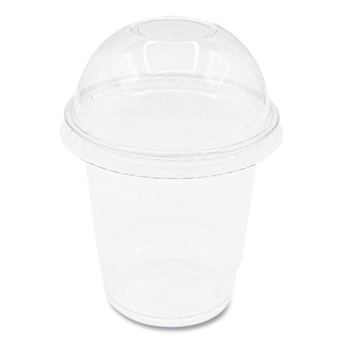 Pet Lids, Dome Lid, Fits 8 Oz To 10 Oz Cold Cups, Plastic, Clear, 1,000/carton
