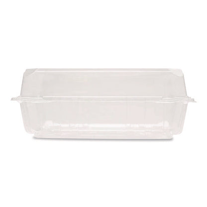Pet Plastic Hinged Container, 9 X 9 X 3.6, Clear, Plastic, 100/pack, 2 Packs/carton