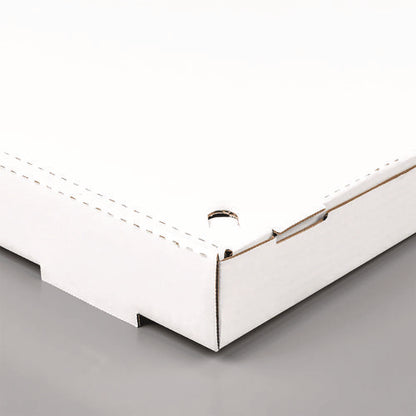 Corrugated Paper Boxes, 12 X 12 X 1.97, White/brown, 50/carton