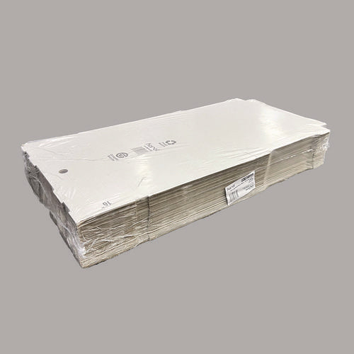 Corrugated Paper Boxes, 16 X 16 X 1.97, White/brown, 50/carton