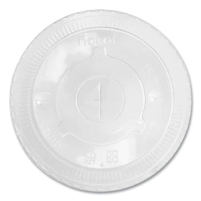 Pet Lids, Flat Lid, Fits 32 Oz Cold Cups, Plastic, Clear, 600/carton