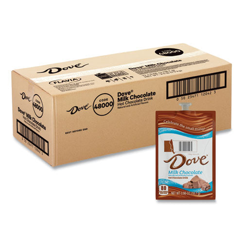 Dove Hot Chocolate Freshpack, Milk Chocolate, 72/carton