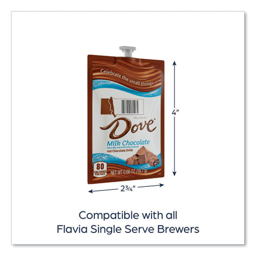 Dove Hot Chocolate Freshpack, Milk Chocolate, 72/carton