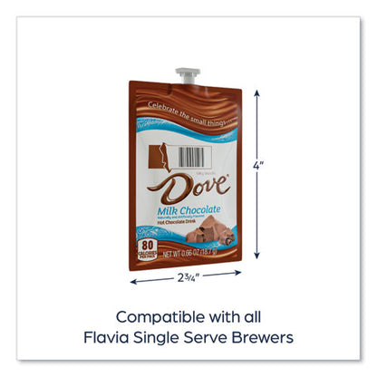 Dove Hot Chocolate Freshpack, Milk Chocolate, 72/carton