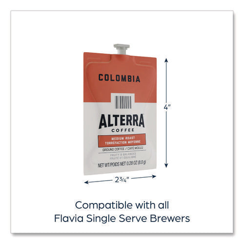 Alterra Columbia Coffee Freshpack, 100/carton